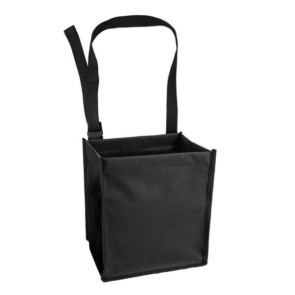 (2 pack) Auto Drive Trash Bin Collapsible Portable Auto Garbage Bag Multipurpose Car Organizer (Black)